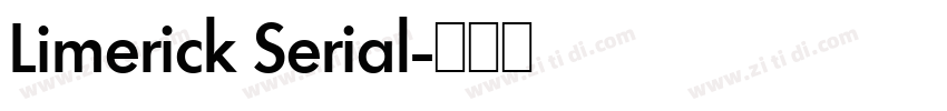 Limerick Serial字体转换